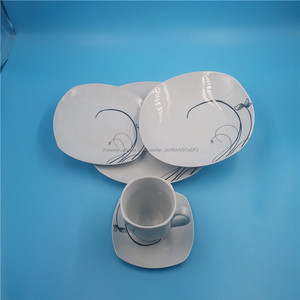 Buena calidad cerámica platos decal borde dorado 20 o 30 piezas vajilla de porcelana - Product Image 2