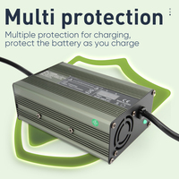 C600T 48V10A chargeur de ventilateur silencieux Ebike chargeur rapide haute efficacité large température batterie plomb-acide charge véhicule électrique