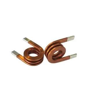 2023 hot selling Flat Copper Wire Winding Coil Air Core Multilayer High Frequency Copper Coil