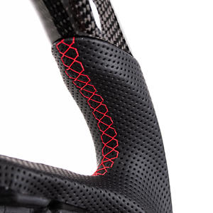 Produit le plus vendu Volant en cuir Nappa supra 20 LED Racing Volant de course en carbone pour supra Fibre de carbone - Product Image 3