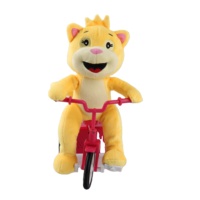 Jouets en peluche électroniques à mouvement électrique pour animaux amusants à rouler à vélo, Juguetes, animaux en peluche