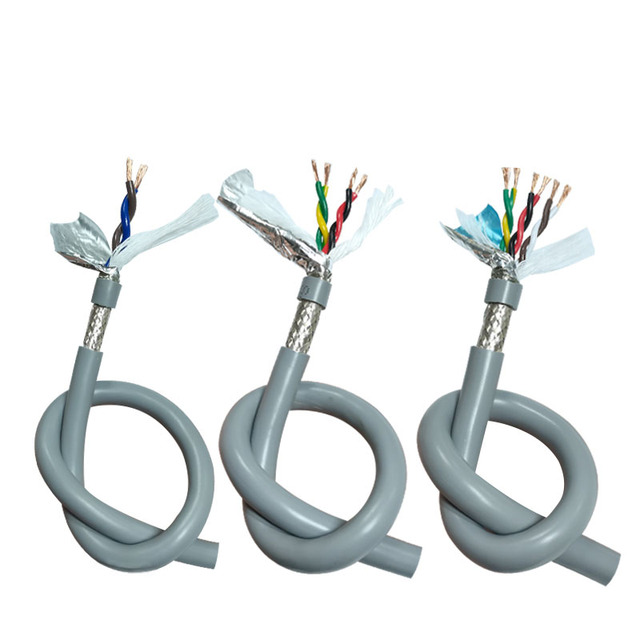 Bending and Oil Resistance TRVVPS 2 Core -12 Core 0.3mm0.5mm0.75mm Flexible Cables Can Be Used to Drag on Chains and Robot Arms