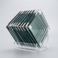 Mur de barrière de piscine en verre trempé haute résistance, taille personnalisée, MOQ 100 mètres carrés, panneau de verre de sécurité renforcé pour piscine