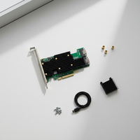 Adaptador de Almacenamiento Broadcom EHBA 9620-16i Tri-Mode de 16 Puertos y 24 Gb/s SAS SATA NVMe PCIe Gen 4.0 X8, Adaptador de Bus de Host RAID 0/1/10