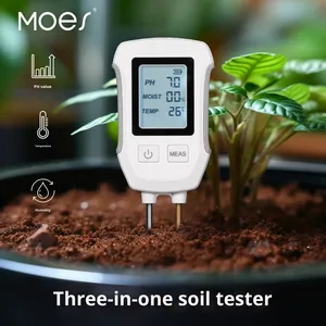 Smart Home Dual-probe Soil <strong>Tester</strong> with High-precision Digital Display of pH and Moisture, Suitable for Gardens and Potted Plants - Product Image 3