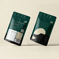 Pochette debout biodégradable en PLA avec fermeture éclair, recyclable, avec fenêtre étanche à l'humidité, pour l'emballage du lait et des aliments