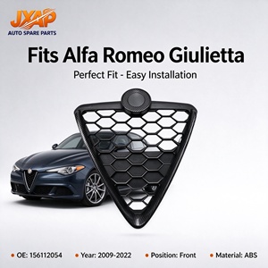 Rejilla Delantera para Auto 156112054 para <span class=keywords><strong>Alfa</strong></span> <span class=keywords><strong>Romeo</strong></span> <span class=keywords><strong>Giulietta</strong></span> 09-22, Rejilla de Parachoques Delantero de ABS de Alta Calidad, Pieza de Repuesto - Product Image 3