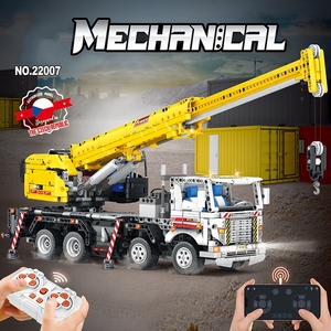 Juguete Educativo Eléctrico de Construcción, Camión Grúa de Control Remoto, Bloques de Construcción DIY, Bloques de Plástico ABS STEM para Niños - Product Image 3