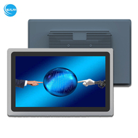 Panel PC Industrial de 15.6 Pulgadas con Diseño sin Ventilador, CPU I3, Pantalla Táctil VGA Pcap y Sistema Operativo Android, Mini PC Industrial con Clasificación IP65