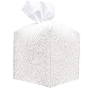 PU Leather Tissue Box Cover Stylish Rectangle Hotel Tissue Box Holder with Magnetic Bottom for Bathroom Bedroom Office Dropship