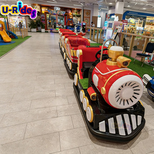 Train sans rails lumineux à piles pour enfants et adultes - Manège commercial pour centre commercial et parc intérieur - Product Image 1