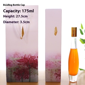 Chất Lượng Cao Dày Dưới Pha Lê Thủy Tinh Màu Trắng Chai Rượu Vang Cho Tequila Brandy Bụng Hoa Mẫu Đơn Hạt Giống Trái Cây Rượu Vang Bowled Thiết Kế Dễ Dàng Mở - Product Image 3