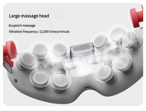 Dispositivo de masaje ocular con atomización de vapor que presiona puntos de acupuntura para liberar y aliviar la presión ocular, masajeador de ojos con modos de nebulización. - Product Image 4