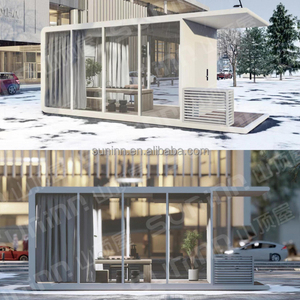 Cabina Modulare <span class=keywords><strong>di</strong></span> Lusso Antisismica e Impermeabile, Casa Prefabbricata Moderna per Hotel e Guesthouse all'Aperto - Product Image 1