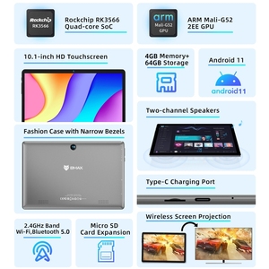 <span class=keywords><strong>Tablette</strong></span> PC BMAX MaxPad I9 <span class=keywords><strong>Plus</strong></span> 10,1 pouces 4 Go+64 Go Android 11 pour enfants – Stock disponible - Product Image 2