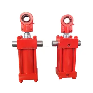 Hard Chrome Plating Mechanical Steel Heavy Duty Metallurgy Double Acting Hydraulic Cylinders