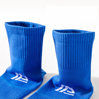 Chaussettes de sport décontractées pour hommes avec logo personnalisé, compression athlétique, tricot doux, antidérapantes, antibactériennes pour le cyclisme