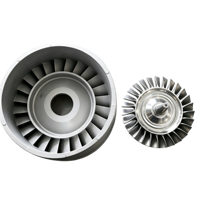 Pièces de turbine sur mesure usinées avec précision par CNC pour les équipements des industries de l'énergie, de l'aviation et du chauffage