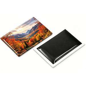 Aimant de réfrigérateur en métal avec paysage urbain, design personnalisé, cadeau promotionnel, aimant de réfrigérateur en étain, vente en gros - Product Image 5
