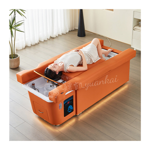 Japanse Spa Elektrische Shampoo Bed Hef Hoofdsteun Met Voetmassage Japonais Para La Cabeza Spa Tafels Bed Voor Gebruik In De Badkamer - Product Image 4