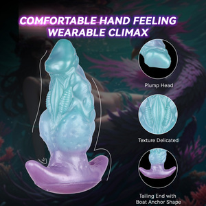 YOCY Vibratore Dildo all'Ingrosso, <span class=keywords><strong>Plug</strong></span> <span class=keywords><strong>Anale</strong></span> Fantasy Taglia S,M,L, <span class=keywords><strong>Plug</strong></span> <span class=keywords><strong>Anale</strong></span> in Silicone a Nodo di Cane, Giocattoli per Uomini, Donne e Coppie - Product Image 5