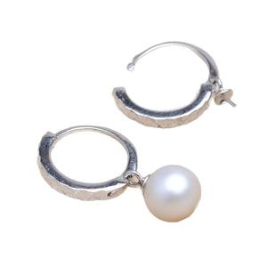 Support de boucles d'oreilles en argent S925 Wenchi, forme de vague, DIY, en forme de C, pour boucles d'oreilles de 7 à 10 mm, composant de bijoux, modèle 15643, Chine - Product Image 5