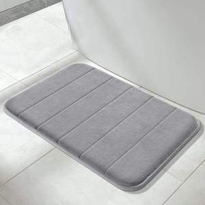 Tapis de bain antidérapant texturé <span class=keywords><strong>FIGOO</strong></span> - Sensation de massage, séchage rapide, super absorbant, antibactérien, tapis de sol pour salle de bain - Product Image 5