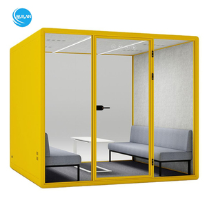 Cabina <span class=keywords><strong>de</strong></span> trabajo silenciosa a prueba <span class=keywords><strong>de</strong></span> sonido, moderna cabina <span class=keywords><strong>de</strong></span> teléfono para reuniones, acústica, insonorizada, estudio, grabación Pod - Product Image 4
