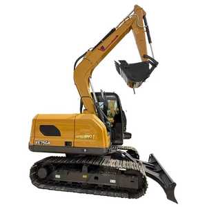 Nouvelle mini-pelle XE75GA de 7,5 tonnes, chenilles en acier et caoutchouc, en stock à Shanghai, excellente réputation en Chine - Product Image 1