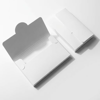 Boîtes en carton pliables écologiques biodégradables personnalisées avec logo imprimé en gros pour enveloppes, cartes postales et cartes de vœux