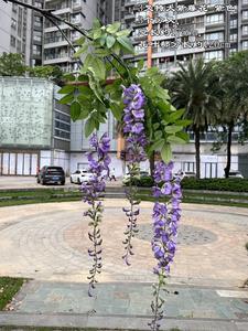 Décoration de fête de mariage CM-TH357 fleur longue branche <span class=keywords><strong>Wistaria</strong></span> 175cm soie glycine fleurs suspendues - Product Image 3