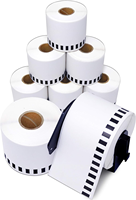 DK-22205 Prix bas, personnalisé, compatible avec le papier thermique Brother Dk2205, rouleau d'étiquettes pour imprimantes Brother QL