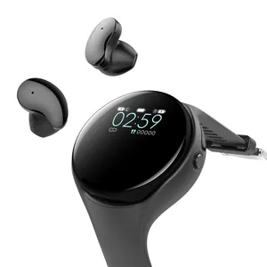 Headset Telepon Reloj Audifonos Auriculares Manos Libres Handsfree Headset Jam Tangan dengan Earbud Headphone Earphone