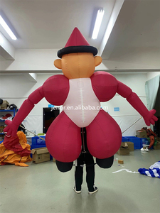 Giant Walking <strong>Inflatable</strong> Carnival Clown Puppet with Stand <strong>Backpack</strong> for Parade Performance - Product Image 6