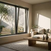 Ventana Interior Invertida de Aluminio con Diseño Profesional, Aislamiento Térmico, Impermeabilidad y Hermeticidad