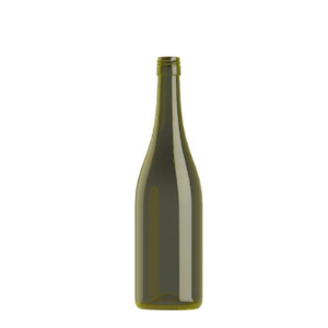 Botella de vino Borgognotta BVS de vidrio verde de alta calidad de 75cl - Product Image 1