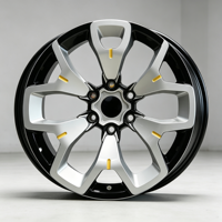Llantas de Aleación de Aluminio Forjado Nuevas LEAD 5x100 6x139.7 Diseño Cóncavo Negro Brillante Garantía de 5 Años para BYD Tesla Model 3