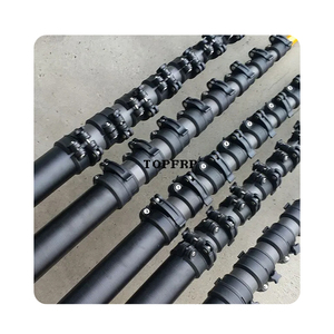 Pôle télescopique en fibre de carbone de haute qualité 12m/15m, antenne réglable en fibre de verre, produit durable en fibre de carbone - Product Image 1