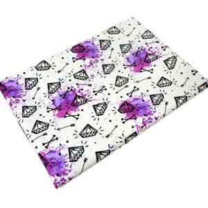 Print Fabric Cotton Canvas Woven Plain 100% Cotton Twill Fabric Printed Designs for Bag Customized Color