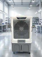 Refroidisseur d'air évaporatif industriel 20000m³/h 800W Réservoir d'eau 150L Contrôle tactile et à distance 3 vitesses de ventilation