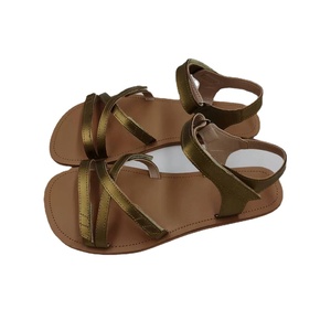 TipsieToes – baskets plates en cuir véritable pour femmes, chaussures à enfiler décontractées, Style croisé, <span class=keywords><strong>marron</strong></span> - Product Image 5