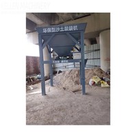 Mesin kantong pasir hopper tunggal mesin pengisi tas Tanah Pasir mesin kantong pasir
