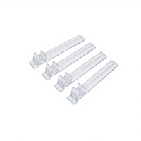Poussoir d'étagère transparent réglable en PVC modèle Xuhui pour présentoir de cigarettes et de boissons, organisateur de vente au détail