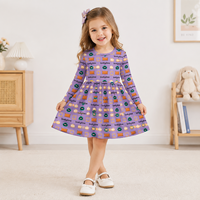 Robe personnalisée en tissu viscose de bambou, vêtements en bambou, vêtements pour nouveau-nés, vêtements pour enfants, pyjamas pour bébés, robe pour filles