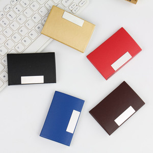 Kinh Doanh thẻ trường hợp Slim kim loại Pocket với Magnetic Shut PU da tên chủ thẻ khuyến mại & Quà Tặng Doanh Nghiệp - Product Image 1