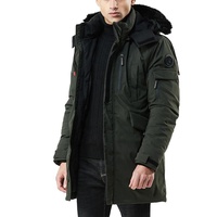 Manteau en velours côtelé pour homme, personnalisé, de haute qualité, avec fourrure, coupe-vent, respirant, imperméable, fermeture éclair, grande taille, capuche, en coton