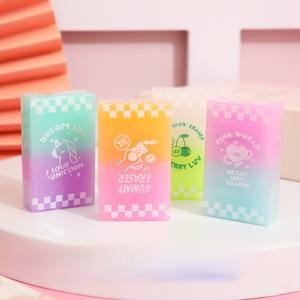 ممحاة بتدرج إبداعي بلون الهلام لتنظيف القرطاسية الطلابية ، ممحاة رسم شبه شفافة وخالية من الخدش - Product Image 3