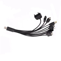 Câble de chargeur USB 10 en 1 20cm adaptateur de charge multifonction universel pour téléphone/PSP caméra USB câble de connecteur mâle Usb 3.0