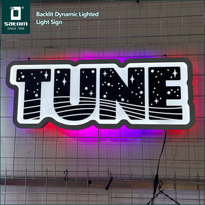 Siêu mỏng <span class=keywords><strong>LED</strong></span> hộp đèn hiển thị 3D Backlit chữ Acrylic dẫn đăng ký hộp đèn quảng cáo - Product Image 3