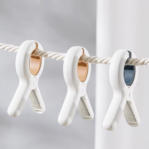 2024 gros en plastique robuste pinces à linge <span class=keywords><strong>plage</strong></span> serviette Clips couverture grande blanchisserie coupe-vent <span class=keywords><strong>pince</strong></span> en plastique - Product Image 4
